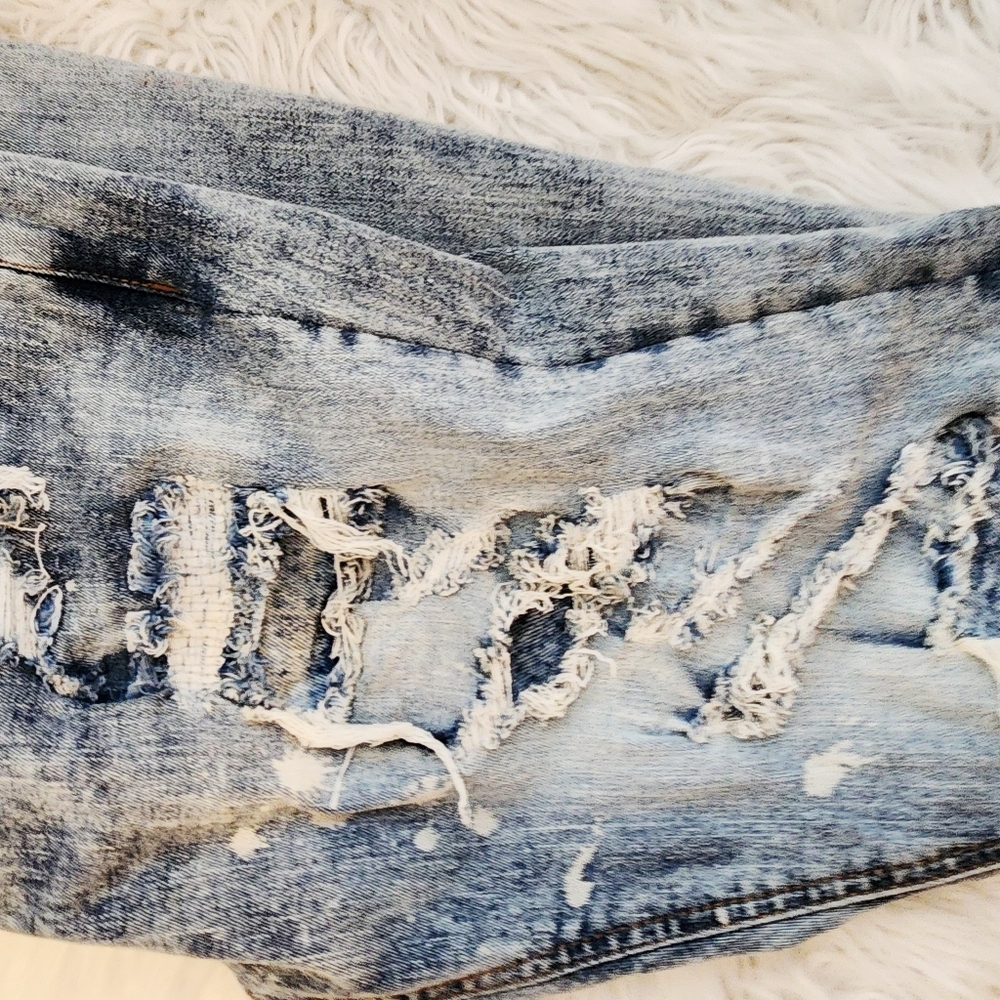 FWRD DENIM CO. ANNIHLATOR DISTRESSED DENIM MENS JEANS SZ 32 - Picture 15 of 15